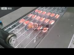 เครื่องจักรบรรจุสินค้าสายอุตสาหกรรม การปรับแต่งข้าว ผลไม้แห้ง เครื่องบรรจุผิวกระจก