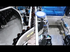 SUS304 6000BPH 30ml สายการผลิตเครื่องเติมน้ํายาเครื่องเติมน้ํายา CE