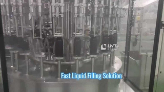 เครื่องบรรจุของเหลวแบบหมุนอัตโนมัติ