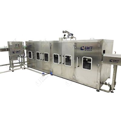 เครื่องล้างขวดชนิด clamping เครื่องล้างขวดอัตโนมัติความเร็วสูง