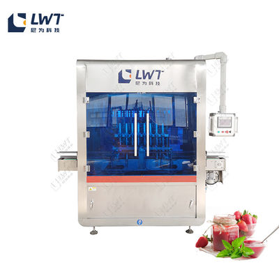 อัตโนมัติ กระป๋อง Strawberry Jam เติมเครื่อง 12 หัว 380V