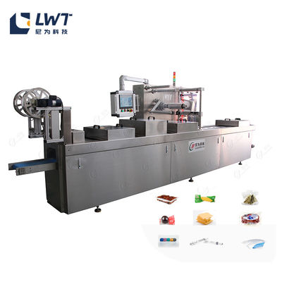 อาหาร น้ําตาล Thermoforming วาคูม Sealer อุตสาหกรรมกระชับฟิล์ม วาคูมเครื่องบรรจุ