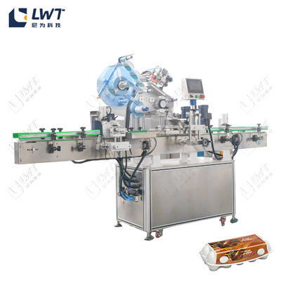 เครื่องติดป้ายอัตโนมัติเครื่องบินอัตโนมัติสําหรับกล่องไข่