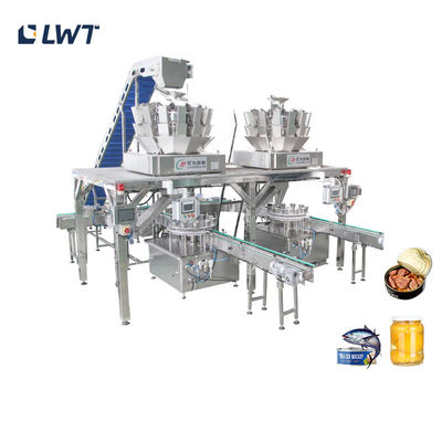 อัตโนมัติ ซาร์ดินัส สามารถ เติมเครื่อง 1.5KW การบริโภคพลังงาน